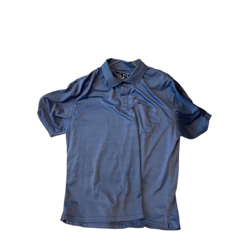 JN Light Blue Polo Golf Shirt Mens XL